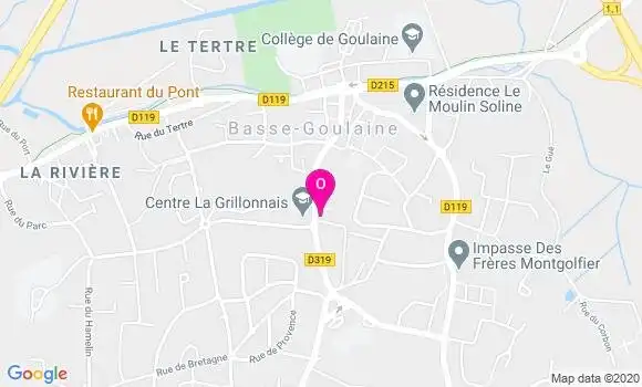 Localisation Pierre Charles Goupil