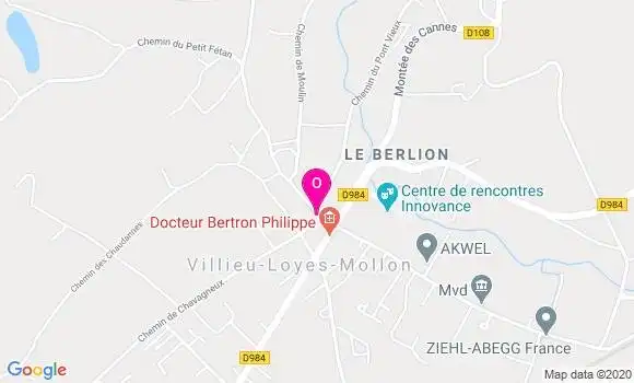Localisation Sabine Delalandre