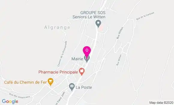 Localisation Justine Fourny