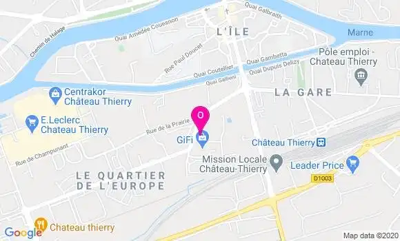 Localisation Frederique Roux De Coligny
