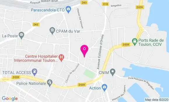 Localisation Aurore Francois