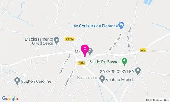 Localisation Milene Moussay