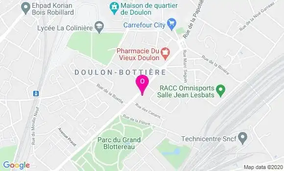 Localisation Astrid Sandillon