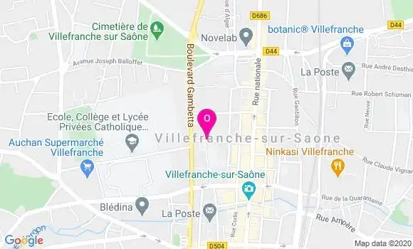 Localisation Lucile Denolly