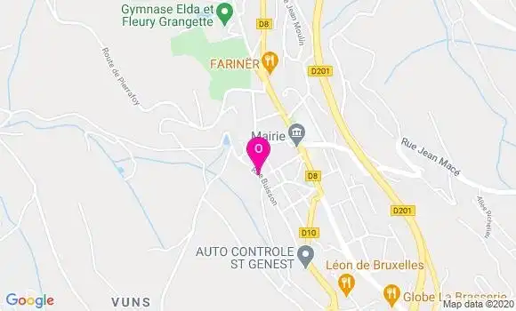 Localisation Catherine Gauthier
