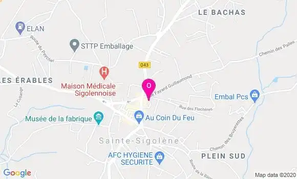 Localisation Astrid Hodiquet