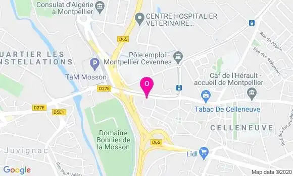 Localisation Arielle Cazes