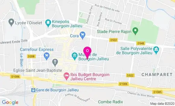 Localisation Clara Blanchin