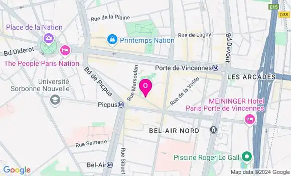 Localisation Mathilde Gaborieau