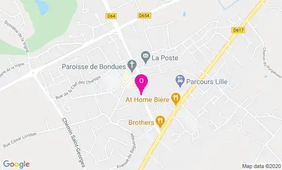 Localisation Clemence Gadenne