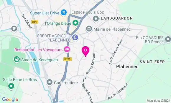Localisation Adeline Le Hir Rouget