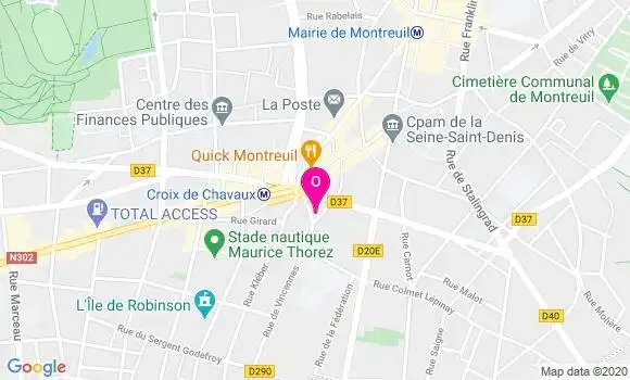 Localisation Julia Jean Baptiste