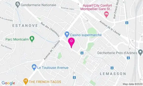 Localisation Clemantine Trinquesse
