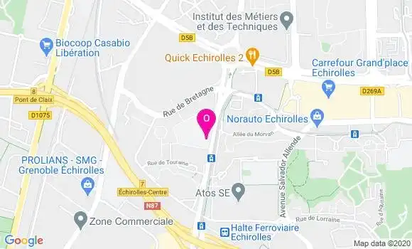 Localisation Camille Thomine