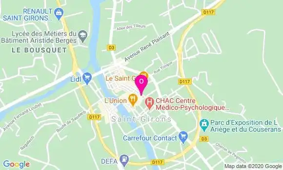 Localisation Ghislaine Bezombes
