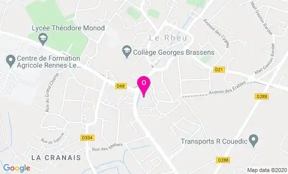 Localisation Melanie Chateau