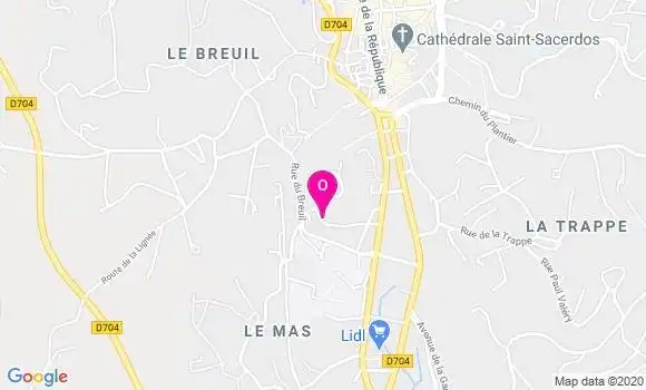 Localisation Sophie Dareau