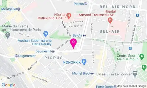 Localisation Laurence Martin Mouly