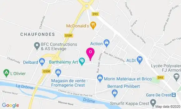 Localisation Lise Merigot