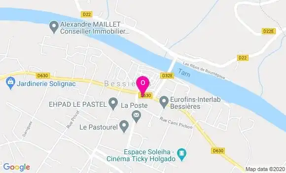 Localisation Marie Francoise Xillo