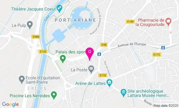 Localisation Elisabeth Fontes