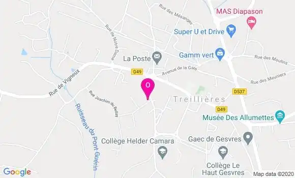 Localisation Anne Fournet