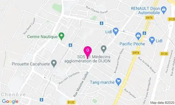 Localisation Segolene Cadoux