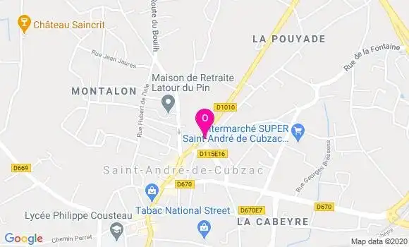 Localisation Mathilde Marin