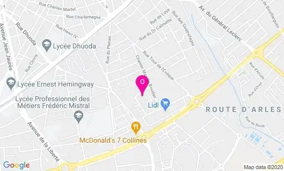 Localisation Manon Inard