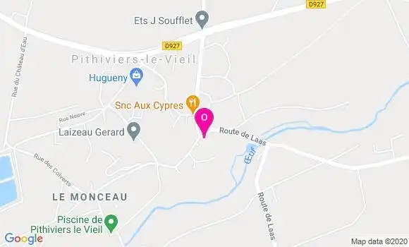 Localisation Isabelle Chaumette