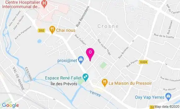 Localisation Catherine Morteaux