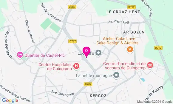 Localisation Mathilde Benezeth