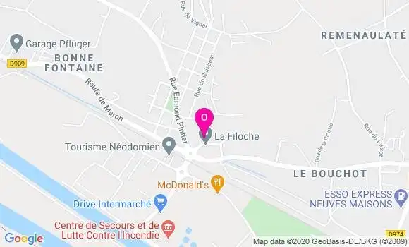 Localisation Charlotte Ciminera