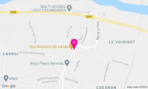 Localisation Marie Frederique Lallement