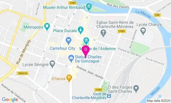 Localisation Camille Nicolas Lemaire