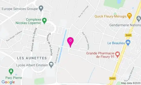 Localisation Isabelle Mercier