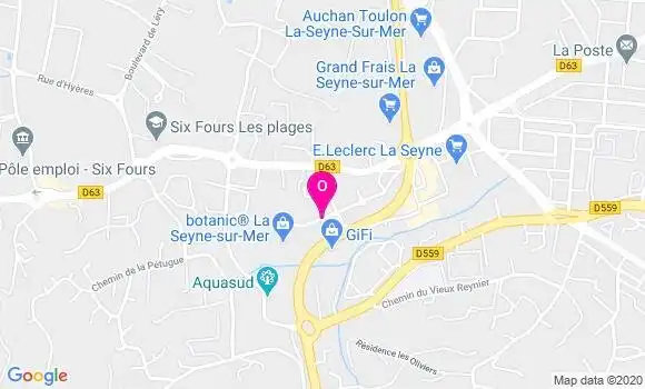 Localisation Nadine Gras