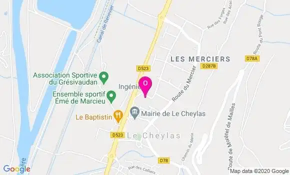 Localisation Isabelle Jugnet