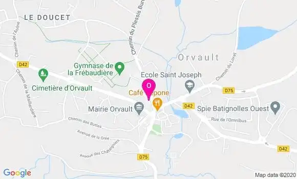 Localisation Caroline Frere
