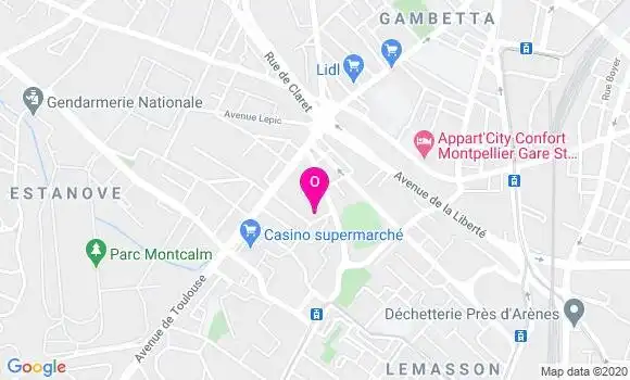Localisation Guillemette Benichou