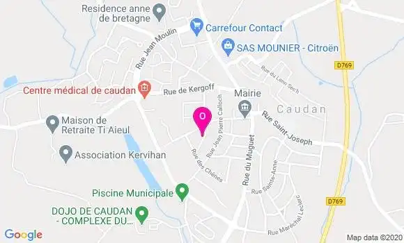 Localisation Adele Le Tutour Baudet