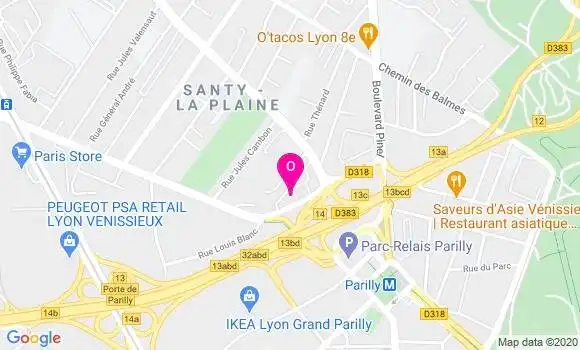 Localisation Maelie Decavata