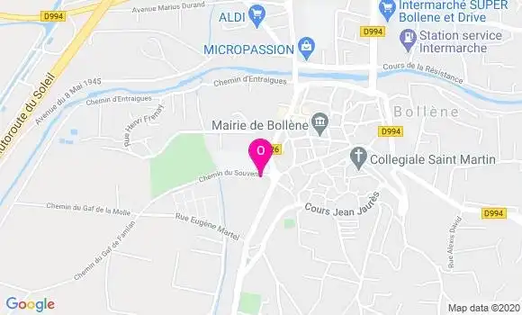 Localisation Nicolas Chaze
