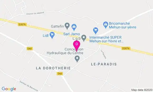 Localisation Emilyne Blanche