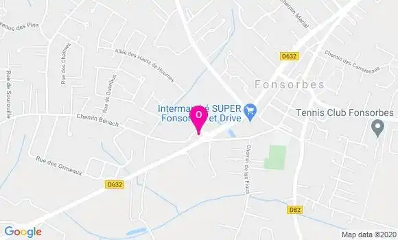 Localisation Sabine Vyvey