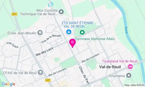 Localisation Orane Ducoudray