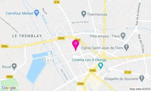 Localisation Estelle Vardon