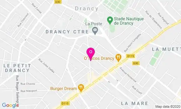 Localisation Lucienne Prats Porcher