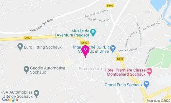 Localisation Pauline Borguet