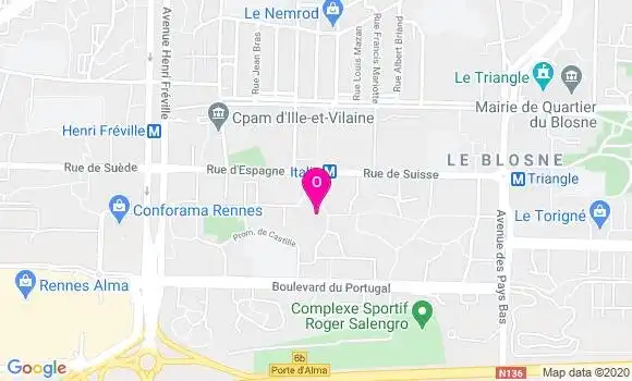 Localisation Catherine Pinchard